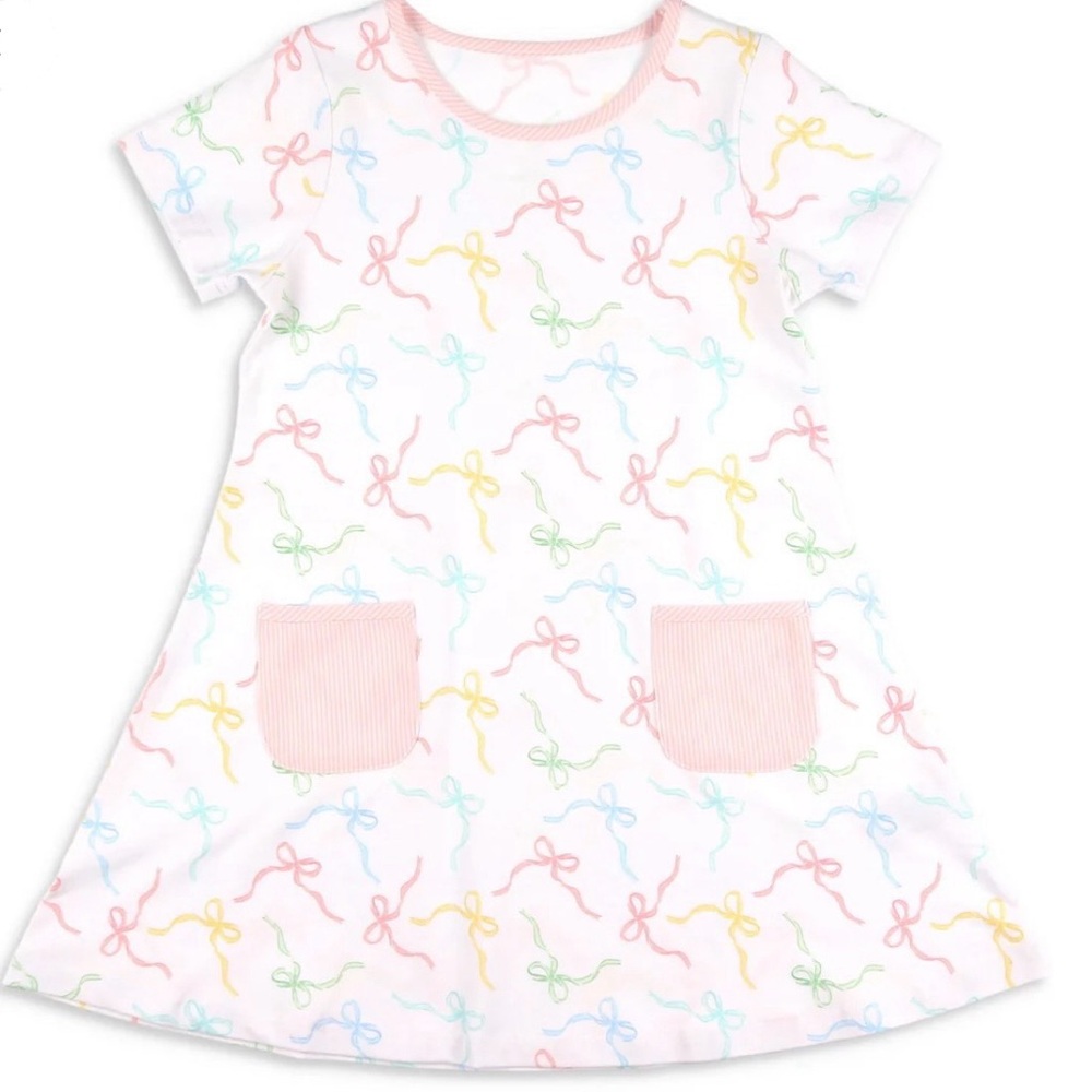 Shrimp and Grits Kids Knit Party Dress